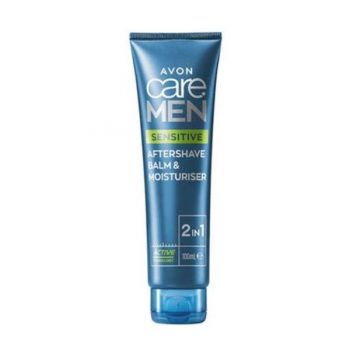 2 în 1 Balsam dupa ras si crema hidratanta Sensitive Avon, 100 ml