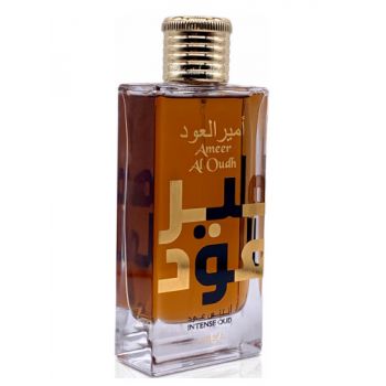 Apa de parfum Ameer Al Oudh Intense Oud, Lattafa, Barbati - 100 ml - Inspirat din Maison Margiela Replica By The Fireplace Intense