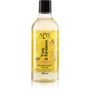 Apis Natural Cosmetics Harmony Shot Yuzu & Cardamom gel de dus armonizant