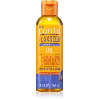 CANTU FlaxSeed Smoothing Oil Ulei de păr hidratant și hrănitor