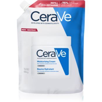 CeraVe Refill Moisturizing Cream Crema hidratanta pentru fata si corp pentru pielea uscata sau foarte uscata