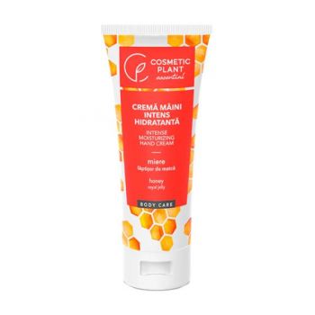 Crema Intens Hidratanta pentru Maini cu Miere si Laptisor de Matca Cosmetic Plant, 100ml