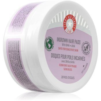 First Aid Beauty Ingrown Hair Pads tampoane exfoliante pentru fire de păr sub piele