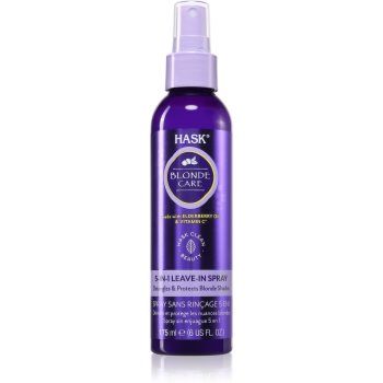 HASK Blonde Care 5-in-1 Leave-In Spray spray care nu necesita clatire pentru par blond