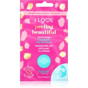I Love Peeling Beautiful masca faciala exfolianta cu efect de exfoliere