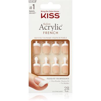 KISS Acrylic French Kit unghii artificiale