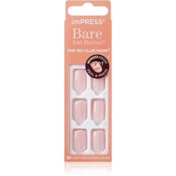 KISS imPRESS Bare but Better unghii artificiale