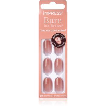 KISS imPRESS Bare but Better unghii artificiale