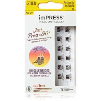 KISS imPRESS Just Press & GO ! pachet cu gene fără noduri autoadezive