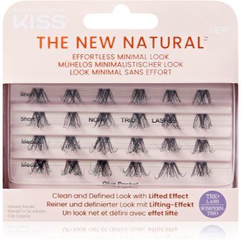 KISS The New Natural Effortless Minimal Look pachet cu gene fără noduri autoadezive