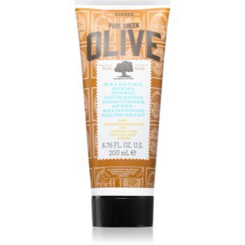 Korres Pure Greek Olive Balsam pentru păr uscat și deteriorat.