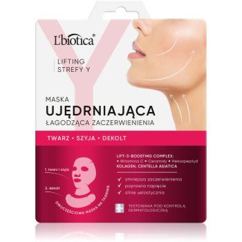 L’biotica Lifting Y Zone masca cu efect de lifting si fermitate pentru fata si decolteu