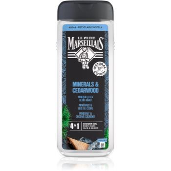 Le Petit Marseillais Minerals & Cedarwood gel de duș 4 in 1