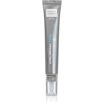 MartiDerm Shots Hyaluronic Firm ser cu hidratare intensiva cu acid hialuronic