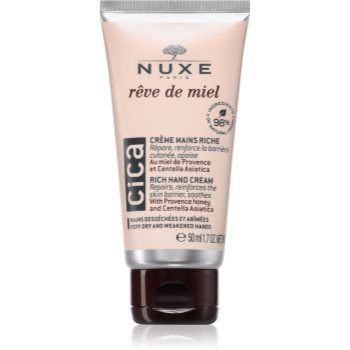 Nuxe Rêve de Miel Cica Rich Hand Cream crema nutritiva de maini