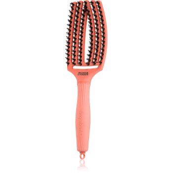 Olivia Garden Fingerbrush Boar & Nylon perie de par cu peri de nailon și de mistreț