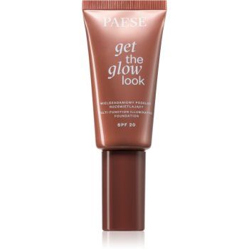 Paese Get The Glow Look Illuminating Foundation Machiaj usor cu efect de luminozitate SPF 20