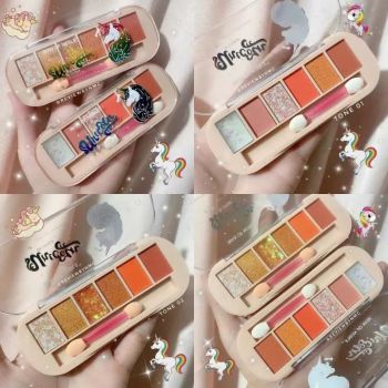 Paleta 6 Farduri de Pleoape, Iman Of Noble, Unicorn, 01, 15 g