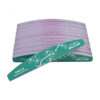 Pila Japoneza semiluna Nailshop 80/100 - set 25 buc.