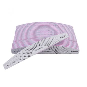 Pila semiluna Nailshop 80/80 - set 25 buc.