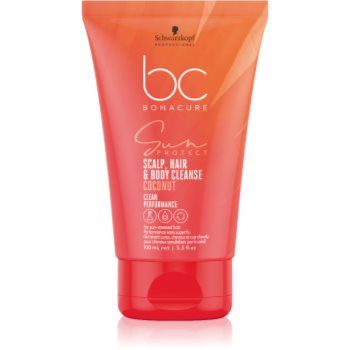 Schwarzkopf Professional BC Bonacure Sun Protect Scalp, Hair & Body Cleanse șampon pentru par si corp