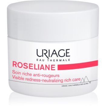 Uriage Roséliane Visible Redness-Neutralizing Rich Care crema calmanta împotriva roșeții tenului