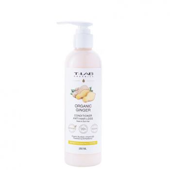 Balsam de par anti cadere T-LAB Organics, cu extract de ghimbir, 250 ml