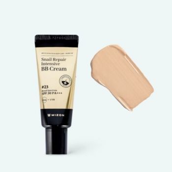 Crema de fata coloranta Mizon Snail Repair Intensive BB Cream SPF50+ PA+++, 50 ml (Culoare produse: 23 Natural Beige)