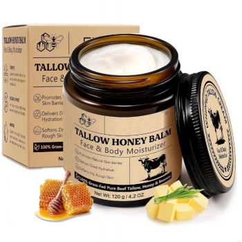 Crema Premium pentru Ingrijire din Seu de Vita, Ceara de Albine si Miere, 100% Naturala, NOVA KISS  , 120 g
