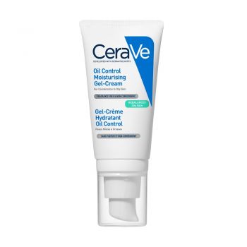 Gel crema cu efect hidratant pentru ten mixt si gras Oil Control, Cerave, 52 ml (Gramaj: 52 ml)