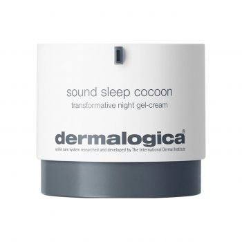 Gel Crema de Noapte Dermalogica Daily Skin Health - Sound Sleep Cocoon cu Extract de Arbore de Matase Persan, Pentru Fata si Gat, 50 ml (Gramaj: 50 ml)