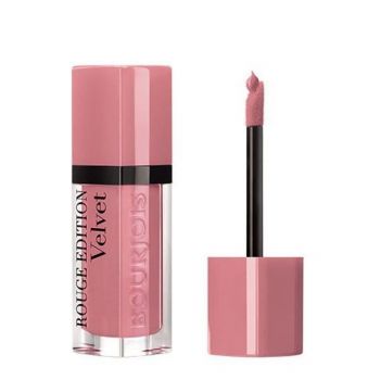 Lip Gloss Bourjois Rouge Edition Velvet (Concentratie: Lipgloss / Luciu de buze, Gramaj: 7,7 ml, Culoare produse: 10 Don`t Pink Of It)