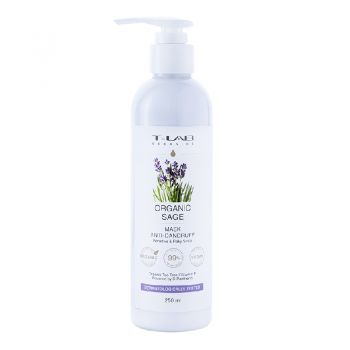 Masca de par anti-matreata cu extract de salvie T-LAB Organics, 250 ml