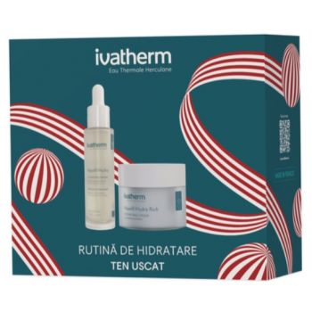 Pachet Ivatherm Ser Aquafil Hydra 30ml + Crema Aquafil Hydra Rich 50ml
