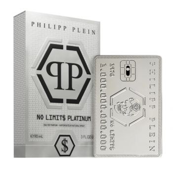 Philipp Plein No Limit$ Platinum Apa de Parfum, Barbati (Gramaj: 90 ml)