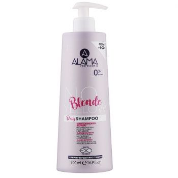 Sampon cu efect anti-ingalbenire, ALAMA NO YELLOW BLONDE uz zilnic, 500 ml (Gramaj: 500 ml)