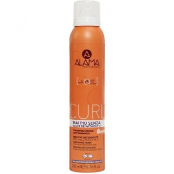 Sampon uscat tip spuma pentru parul ondulat/cret ALAMA CURL, 200 ml (Gramaj: 200 ml)