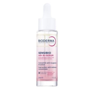 Ser bifazic pentru fata Bioderma Sensibio AR+, 30 ml