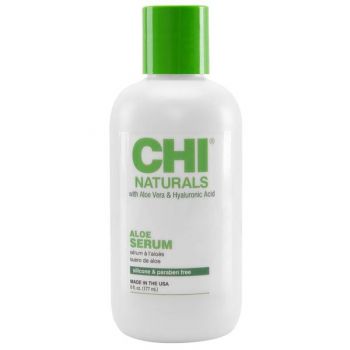 Ser cu Aloe Vera si Acid Hialuronic pentru Par - CHI Naturals with Aloe Vera and Hyaluronic Acid, 177 ml