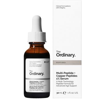 Ser pentru fata cu Multi-Peptide + 1% Peptide de Cupru The Ordinary, 30 ml