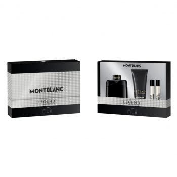 Set cadou Mont Blanc Legend Man Apa de Parfum, 100 ml + Gel de dus, 100 ml + Apa de Parfum, 2 x 7,5 ml