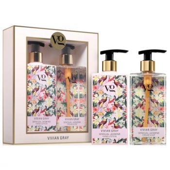 Set cadou Vivian Gray Sensual Jasmine Lotiune de corp, 350 ml + Gel de dus, 350 ml