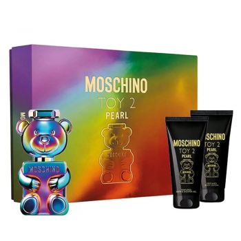 Toy 2 Pearl Moschino, Apa de Parfum, Femei, 50 ml + Gel de dus 50 ml + Lotiune de corp, 50 ml