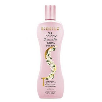 Tratament pentru Toate Tipurile de Par - Biosilk Silk Therapy Leave-In Treatment Irresistible Original, 355 ml