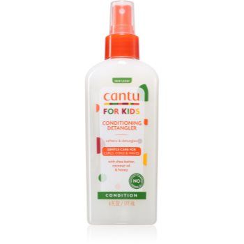 CANTU For Kids Care Detangler spray pentru par usor de pieptanat pentru par ondulat si cret