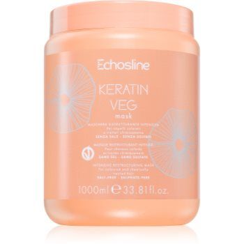 Echosline Keratin veg Mask Mască intens nutritivă pentru păr uscat și poros cu aminoacizi