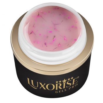 Gel UV Constructie Unghii RevoFlex Floral LUXORISE 15ml, Velvet Rose