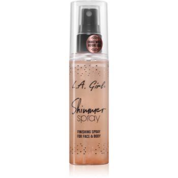 L.A. Girl Cosmetics Shimmer Spray fixator make-up pentru fata si corp