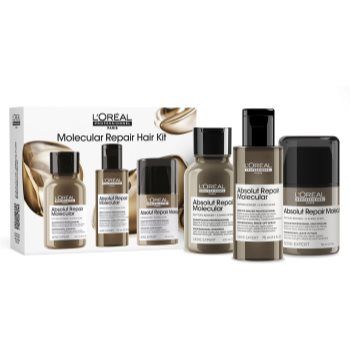 L’Oréal Professionnel Serie Expert Absolut Repair Molecular set cadou pentru par deteriorat