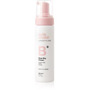 Milk Shake Lifestyling Blow Dry Primer spumă protectoare pentru coafare